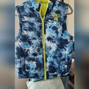 NIKE Unisex Kids Reversible Puffer vest sz M